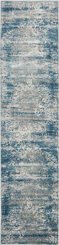 Safavieh Aria ARA156B Blue/Creme Area Rug Runner Image