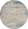 Safavieh Aria ARA156C Cream/Blue Area Rug Round Image