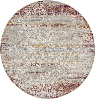 Safavieh Aria ARA156R Red/Creme Area Rug Round Image