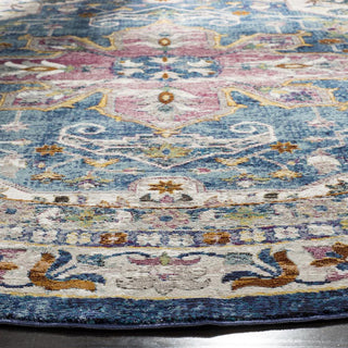 Safavieh Aria ARA160B Blue/Creme Area Rug Detail Image