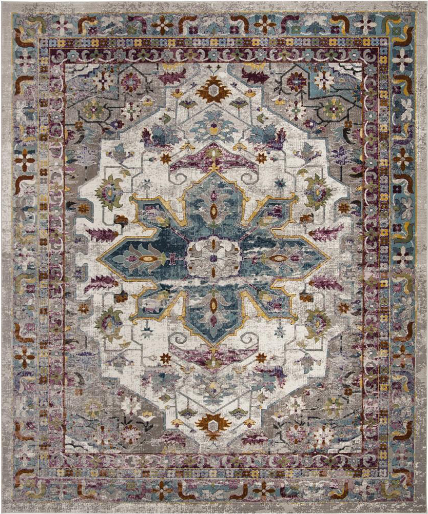 Safavieh Aria ARA160C Cream/Multi Area Rug