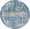Safavieh Aria ARA169B Blue/Multi Area Rug Round Image