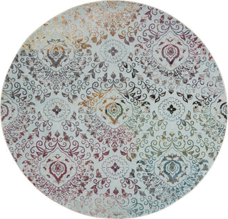 Safavieh Aria ARA172B Blue/Multi Area Rug Round Image