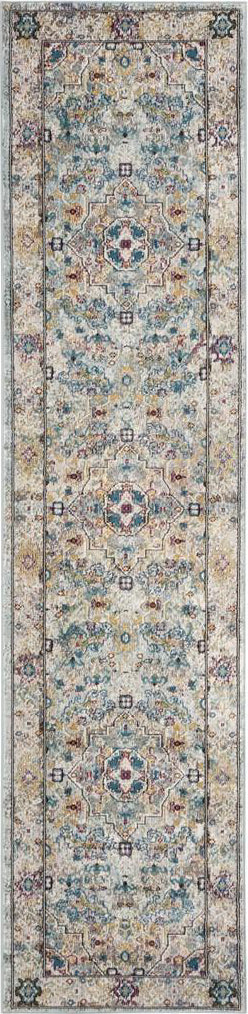 Safavieh Aria ARA183E Beige/Blue Area Rug Runner Image