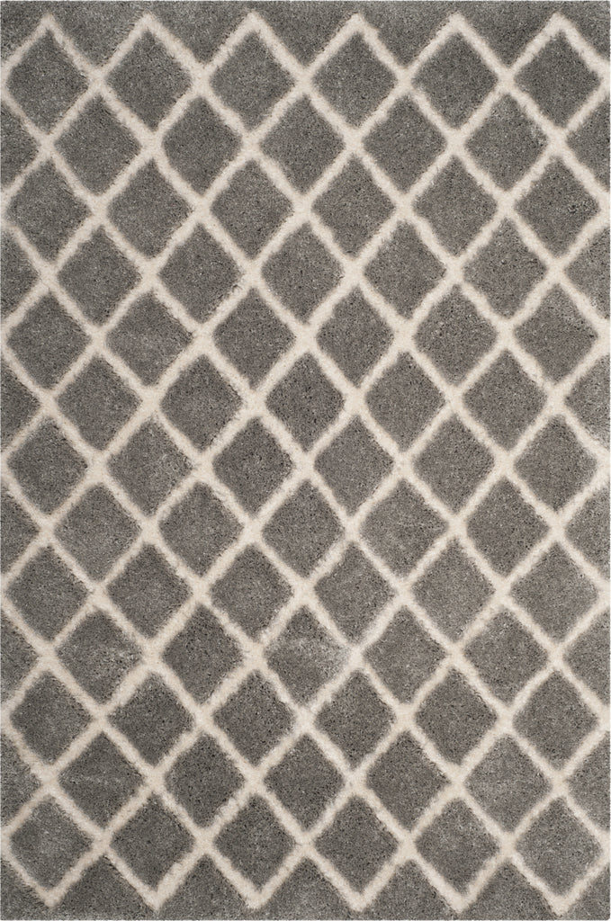 Safavieh Adriana Shag ARG780G Light Grey/Cream Area Rug