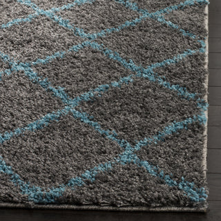 Safavieh Arizona Shag ASG742K Grey/Turquoise Area Rug