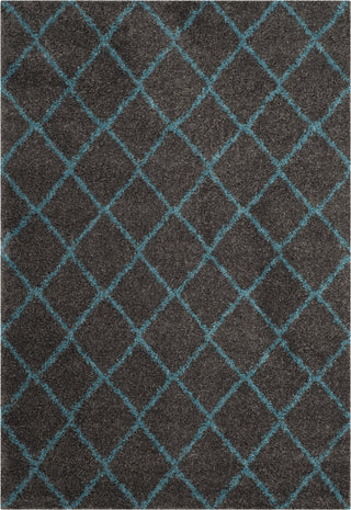 Safavieh Arizona Shag ASG742K Grey/Turquoise Area Rug