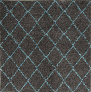 Safavieh Arizona Shag ASG742K Grey/Turquoise Area Rug