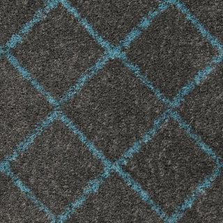 Safavieh Arizona Shag ASG742K Grey/Turquoise Area Rug