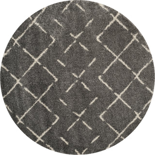 Safavieh Arizona Shag ASG743B Brown/Ivory Area Rug