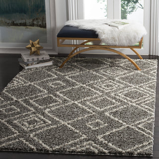 Safavieh Arizona Shag ASG744B Brown/Ivory Area Rug