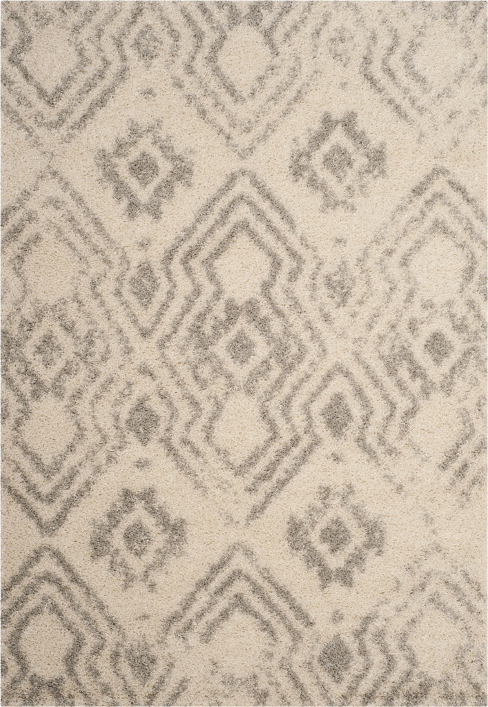 Safavieh Arizona Shag ASG746G Ivory/Grey Area Rug