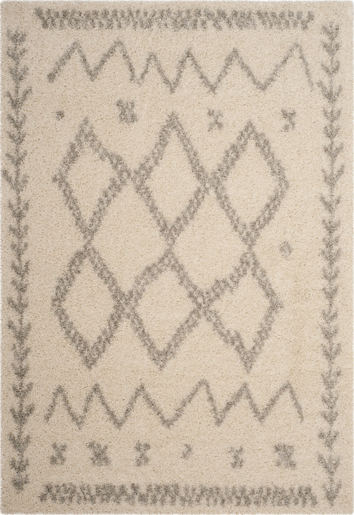 Safavieh Arizona Shag ASG749G Ivory/Grey Area Rug