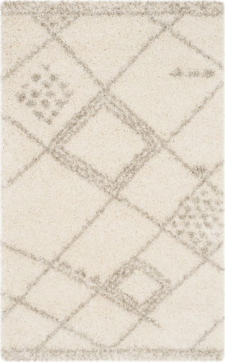 Safavieh Arizona Shag ASG751G Ivory/Grey Area Rug