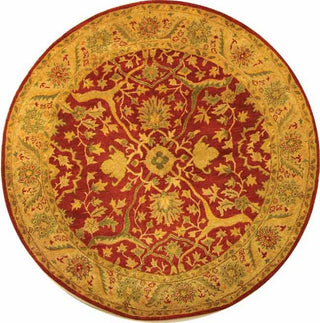 Safavieh Antiquity At14 Rust Area Rug Round