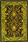 Safavieh Antiquity At14 Brown/Green Area Rug 