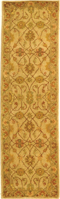 Safavieh Antiquity At17 Ivory/Light Green Area Rug Runner