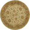 Safavieh Antiquity At17 Ivory/Light Green Area Rug Round