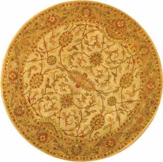 Safavieh Antiquity At17 Ivory/Light Green Area Rug Round