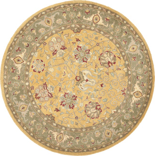 Safavieh Antiquity At21 Gold Area Rug Round