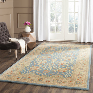 Safavieh Antiquity At21 Blue Area Rug Room Scene Feature