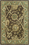 Safavieh Antiquity At21 Brown/Green Area Rug 