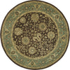 Safavieh Antiquity At21 Brown/Green Area Rug Round