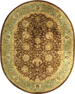 Safavieh Antiquity At21 Brown/Green Area Rug 