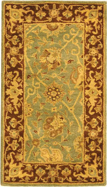 Safavieh Antiquity At21 Green/Brown Area Rug main image