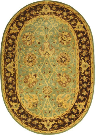 Safavieh Antiquity At21 Green/Brown Area Rug 