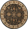 Safavieh Antiquity At249 Black Area Rug Round