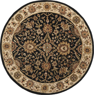 Safavieh Antiquity At249 Black Area Rug Round