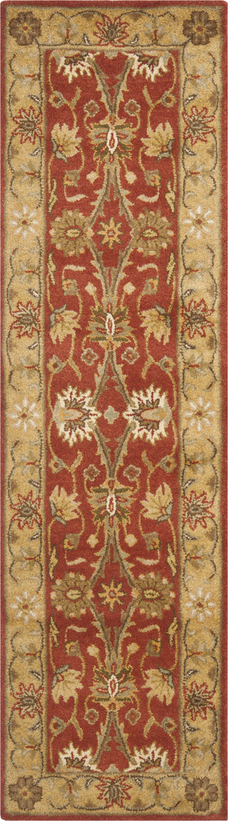 Safavieh Antiquity At249 Rust/Gold Area Rug Runner