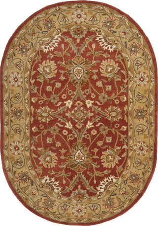 Safavieh Antiquity At249 Rust/Gold Area Rug 