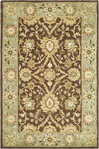 Safavieh Antiquity At249 Chocolate/Blue Area Rug main image