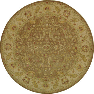 Safavieh Antiquity At311 Brown/Gold Area Rug Round