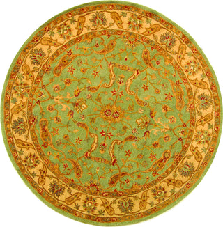 Safavieh Antiquity At311 Teal/Beige Area Rug Round