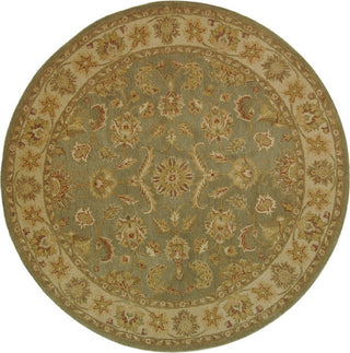 Safavieh Antiquity At313 Green/Gold Area Rug Round