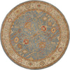 Safavieh Antiquity At314 Blue/Ivory Area Rug Round