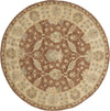 Safavieh Antiquity At315 Brown/Taupe Area Rug Round