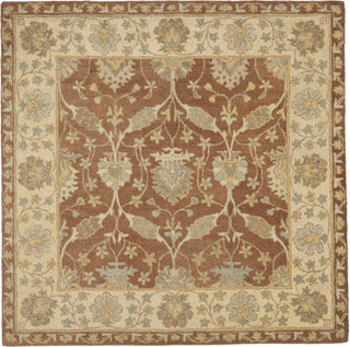 Safavieh Antiquity At315 Brown/Taupe Area Rug Square