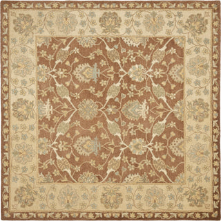 Safavieh Antiquity At315 Brown/Taupe Area Rug Square