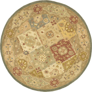 Safavieh Antiquity At316 Multi/Beige Area Rug Round