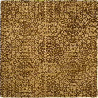 Safavieh Antiquity At411 Gold/Beige Area Rug Square