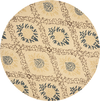 Safavieh Antiquity At460 Light Gold/Multi Area Rug Round