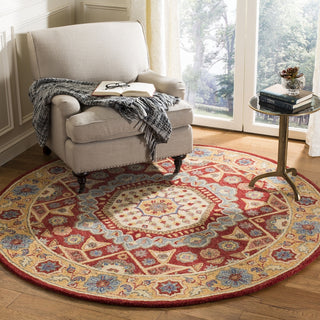 Safavieh Antiquity 501 Red/Orange Area Rug Room Scene