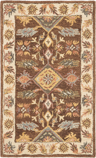 Safavieh Antiquity 502 Dark Brown/Ivory Area Rug main image