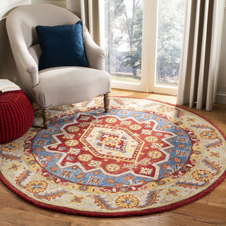 Safavieh Antiquity 503 Red/Blue Area Rug Room Scene Feature