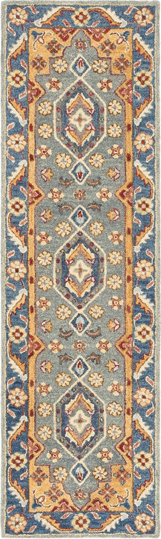 Safavieh Antiquity 504 Blue/Gold Area Rug Runner