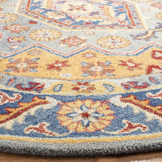 Safavieh Antiquity 504 Blue/Gold Area Rug Detail